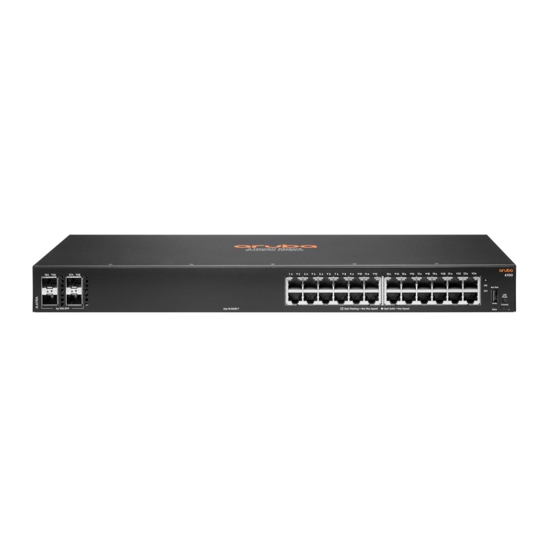 Aruba CX 6100 24G 4SFP+ Switch - Switch - managed